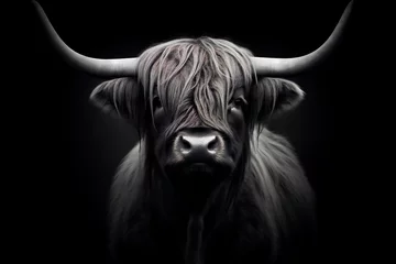 Cercles muraux Highlander écossais Nature animal cow mammal cattle