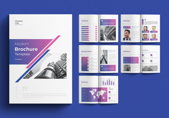 Modern Brochure Template Design Layout