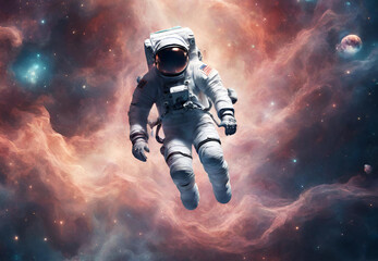 astronaut in space