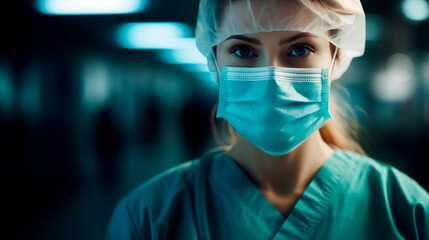 
Portrait of a female surgeon. Healthcare and medicine.