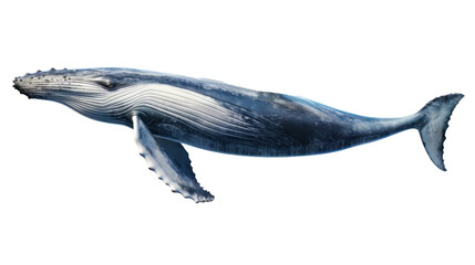 whale isolated on transparent background,transparency 