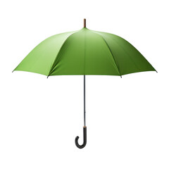 green umbrella isolated on transparent background,transparency 
