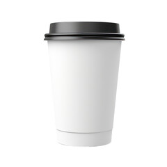 coffee cup mockup isolated on transparent background,transparency 
