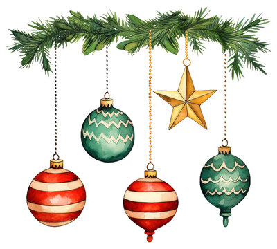 PNG Christmas ornaments balls baubles isolated on transparent background