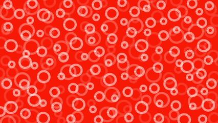 Red seamless pattern with drops