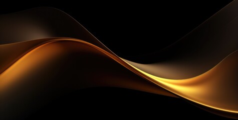 Golden wavy background with gold spiral lines and blue color