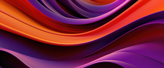 abstract wavy background with purple folds lines