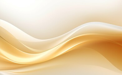 Fototapeta premium Elegant background with golden wavy lines