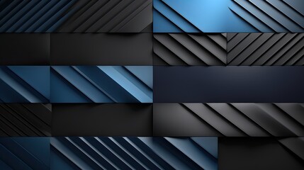 Black geometric backgrounds with tiles
