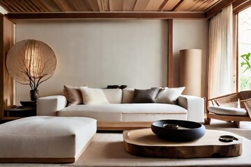 Scandinavian Apartment Minimalist Japanese Design, Cozy Ambiance, Natural Light