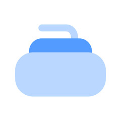 curling duotone icon