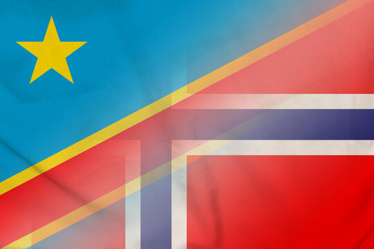 Democratic Republic of the Congo and Norway state flag international relations NOR COG