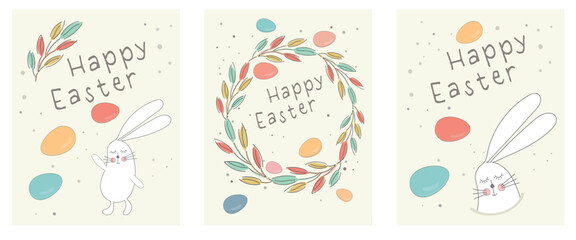 set of easter greeting cards 1