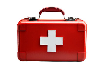 Emergency Preparedness First Aid Kit Isolated on transparent background