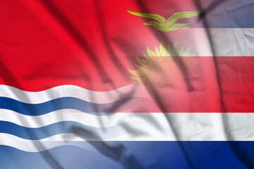 Kiribati and Costa Rica official flag transborder negotiation CRI KIR