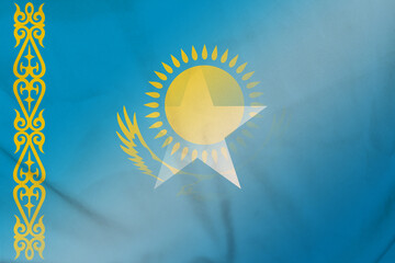 Kazakhstan and Somalia political flag international negotiation SOM KAZ