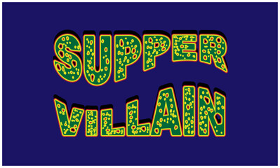 Supervillain Text Effect