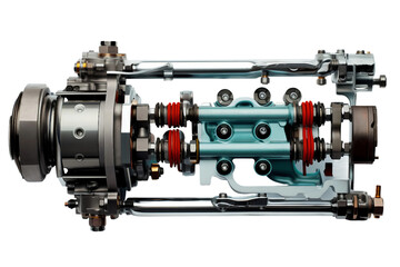 Advanced Fluid Power Equipment Isolated on transparent background