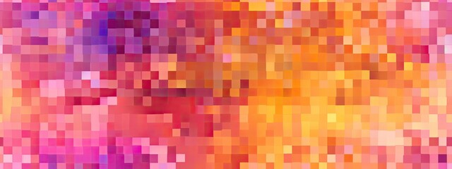 Seamless red coral orange yellow peach pink magenta purple abstract background. Color gradient, ombre. Colorful, multicolor, mix, iridescent, bright, fun. Rough, grain, noise,grungy.Design.Template