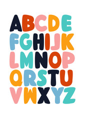 ABC KIDS ALPHABET ABC Poster, Alphabet Poster, Animalalphabet, 