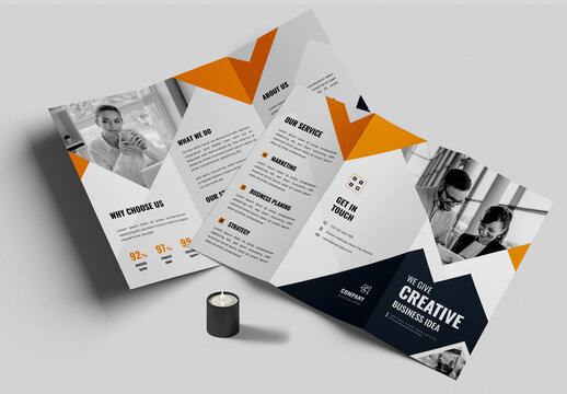 Business Tri Fold Brochure Design