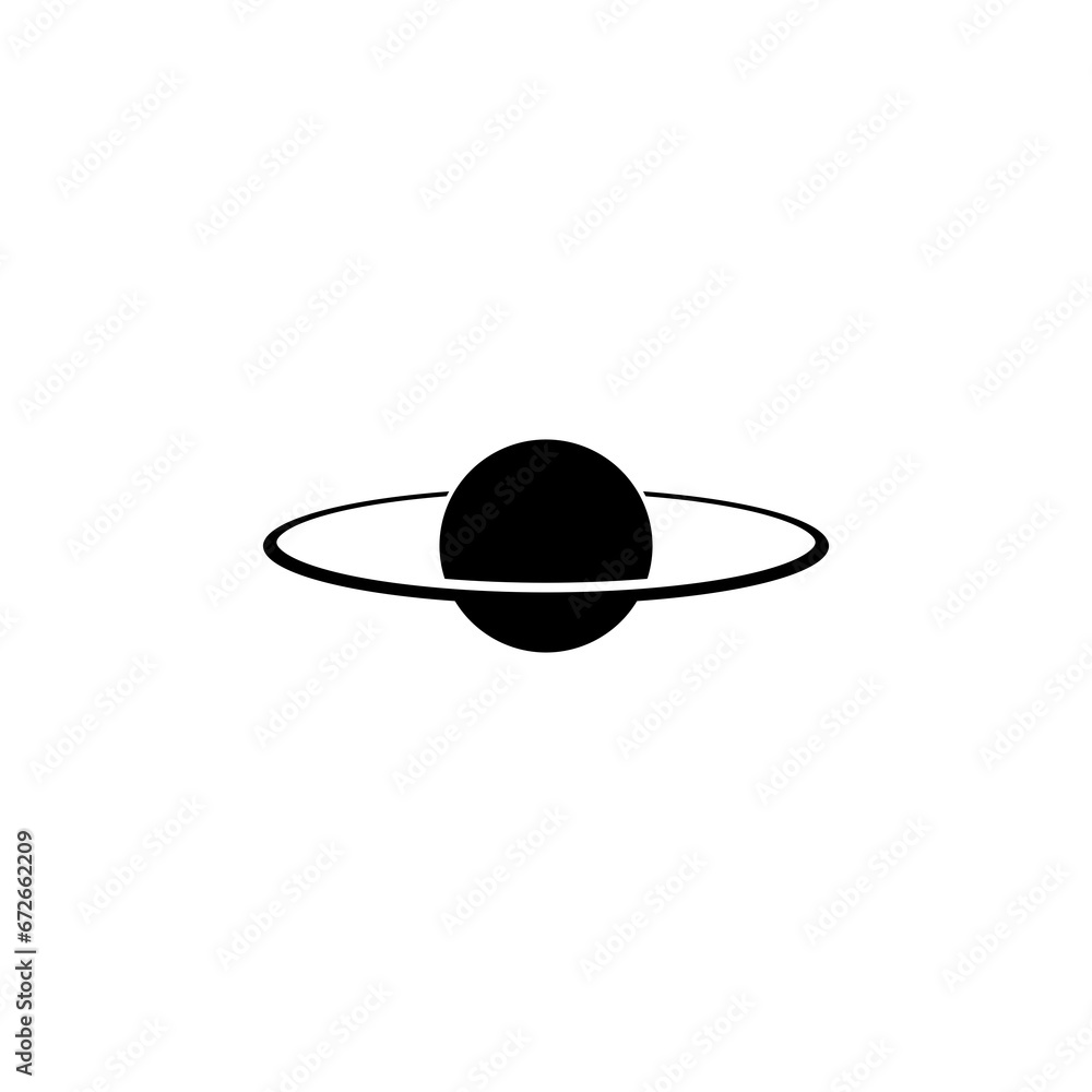 Poster planet icon isolated on transparent background