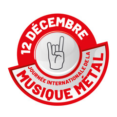 Journée internationale de la musique Métal le 12 décembre