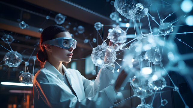 Destacados m&eacute;dicos e investigadores haciendo su labor en el laboratorio cl&iacute;nico.
