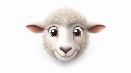 cartoon sheep head.