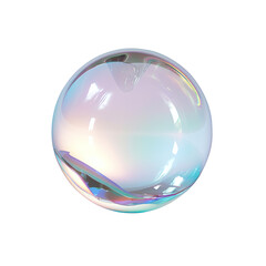 crystal ball with reflection