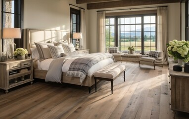 Tranquil Modern Bedroom Decor Interior
