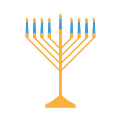 menorah vector illustration