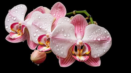 Beautiful Orchids . Mother's day concept with a space for a text. Valentine day concept with a copy space.