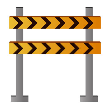 Graphic resource forbidden road board for under construction clipart