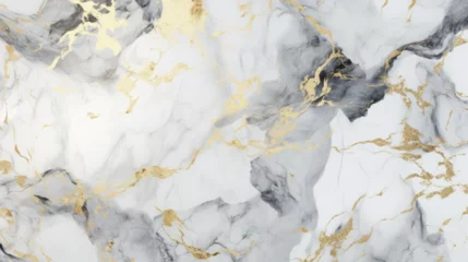 Foto op Plexiglas Zoom, gros plan sur un sol en marbre. Marbre coloré, doré. Arrière-plan pour conception et création graphique. © FlyStun