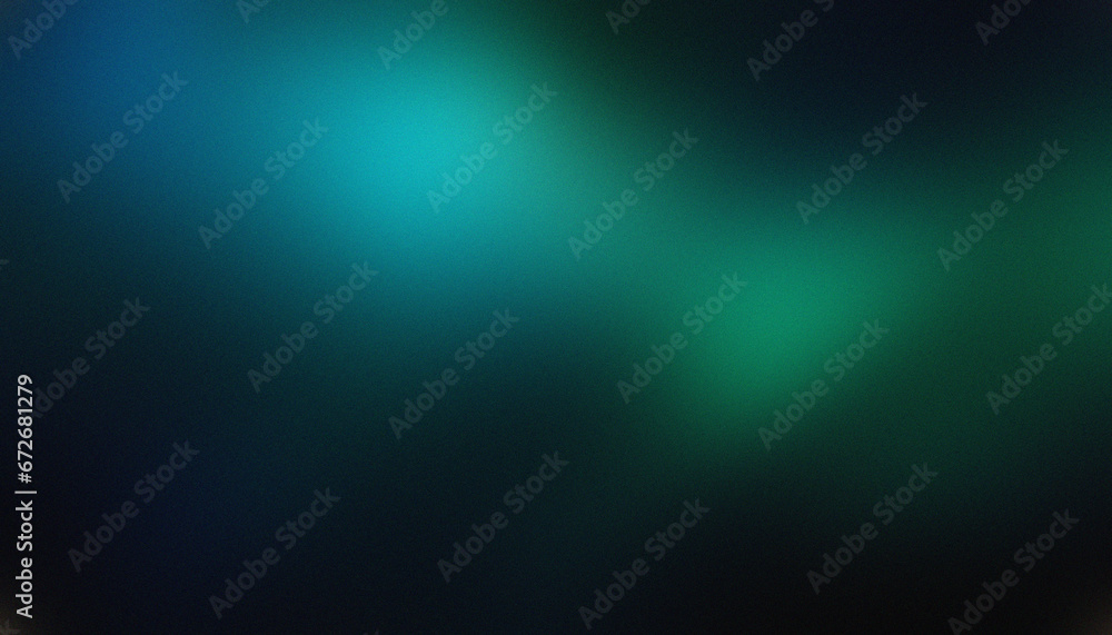 Wall mural turquoise green gradient dark wallpaper banner