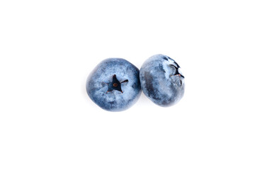 Fresh ripe blueberry fruits isolated on white background, Fresh Fruit, Healthy Fruit