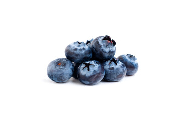 Fresh ripe blueberry fruits isolated on white background, Fresh Fruit, Healthy Fruit
