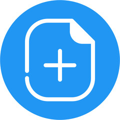 Fototapeta premium Add File Icon