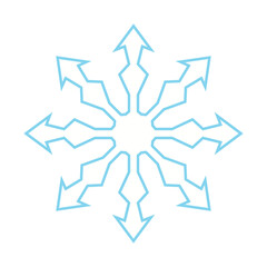 Snowflake Icon Vector