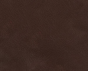 Texture of full grain dark brown premium leather - obrazy, fototapety, plakaty
