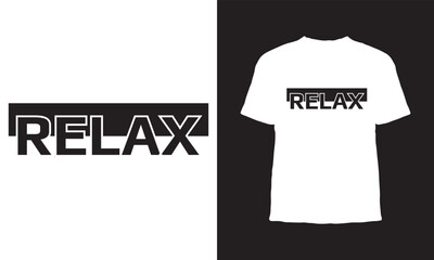 Premium Vector | Relax T-Shirt | Printed shirts, Shirt print design, Trendy shirt designs