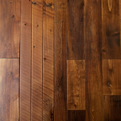 Naklejka premium Brown wooden flooring