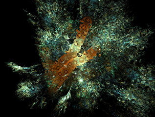 Imaginatory fractal abstract background Image