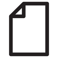 New file icon in blank paper
