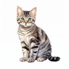 Obraz premium black and white cat