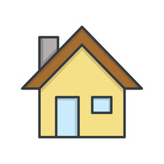 House icons vector on trendy design