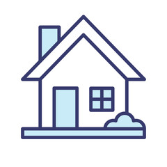 House icons vector on trendy design