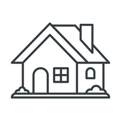 House icons vector on trendy design