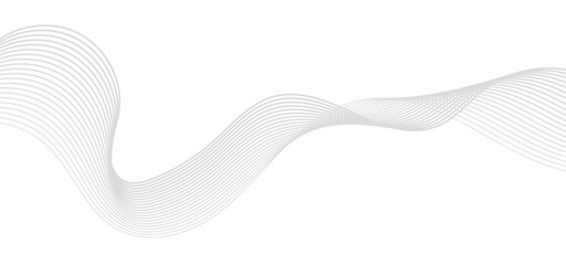 Flowing Dot Wave Pattern Halftone Curve Shape on Transparent Background